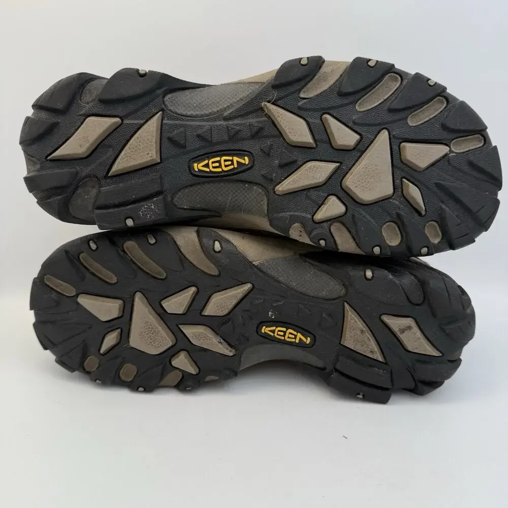 KEEN Mens Targhee II 2 Mid Height Waterproof Hiking Boots 12 Wide Brown Outdoors